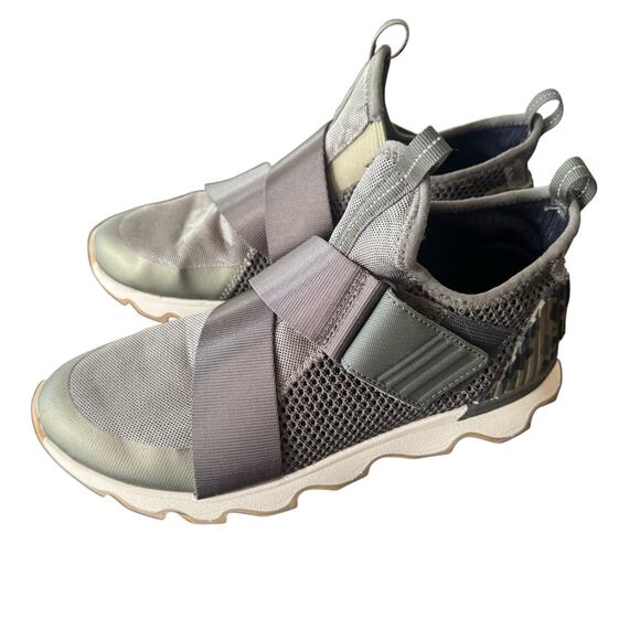 Sorel Kinetic Sneak High Top Sneakers‎ Size 8.5 Sage Green/camo - Picture 2 of 7